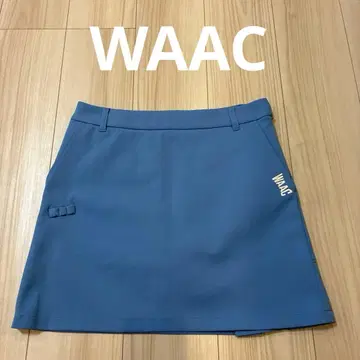 [ 미사용 ] WAAC 와크 골프 스커트 여성용 사이즈 27 L 블루