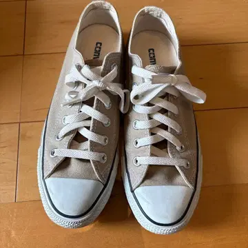Converse All Star 로우컷 베이지 스니커즈