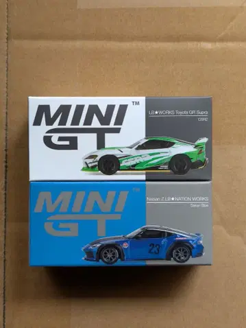 MINI GT LB WORKS 도요타 GR 수프라 X 닛산 Z