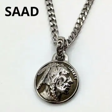 SAAD 서드 SUS316L 인디언 코인 목걸이 리버티