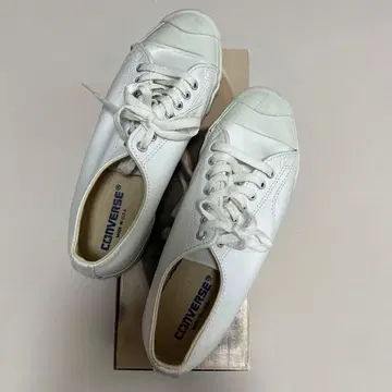 컨버스 converse 잭 파셀 화이트 가죽 90년대 USA제