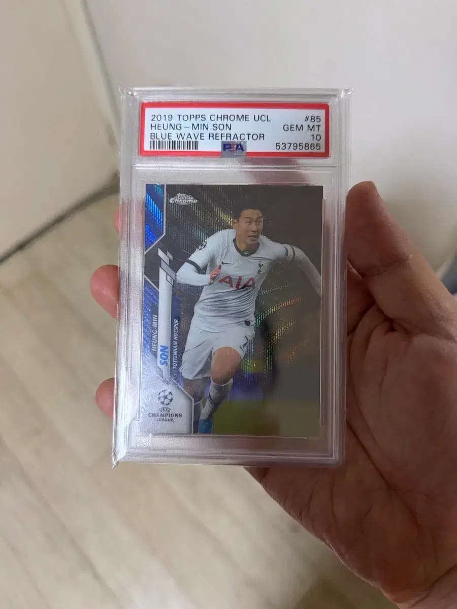 2019 탑스크롬 psa10 손흥민 카드 판매 합니다
