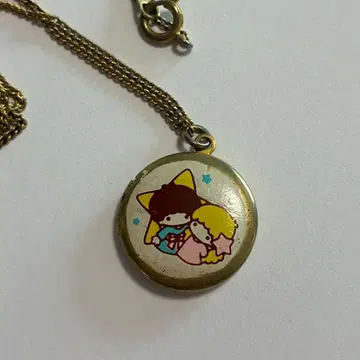 SANRIO 키키라라 목걸이 로켓 펜던트 1976 쇼와 레트로