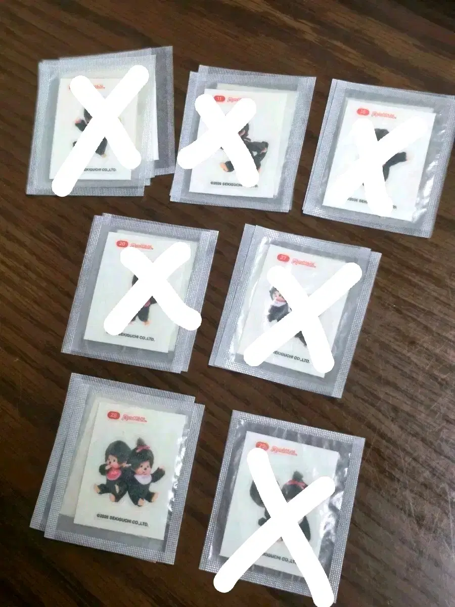 몬치치 딸기웨하스 띠부띠부씰