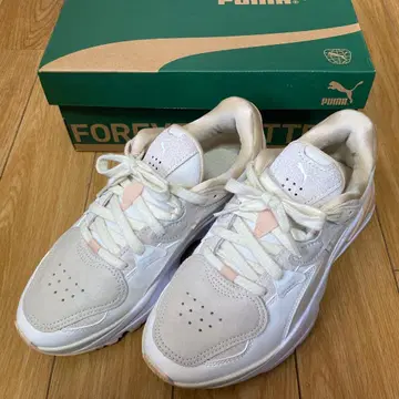 PUMA 여성용 스니커즈 화이트 25.0