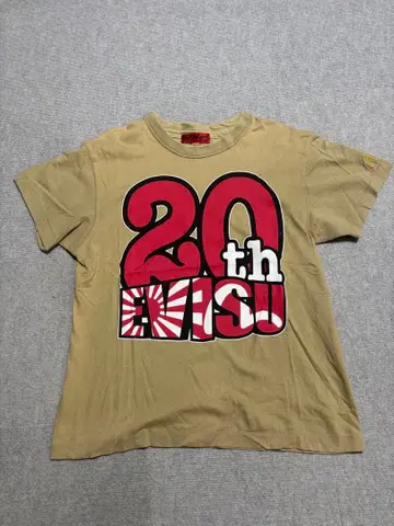 EVISU 20주년 기념 T셔츠 베이지 38
