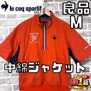 [ 선착순 ] 르꼬끄골프 남성용 반팔/패딩 자켓 M 빨간색/레드