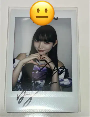 CUTIE STREET 마나베 나기사 친필 사인 폴라로이드