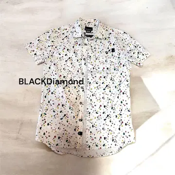 Black Diamond 반팔 셔츠 올 패턴 S 사이즈 구제 의류