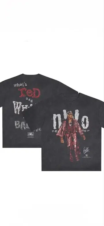 XL 사이즈 데니스 로드먼 WWE T셔츠 WCW NWO WWF