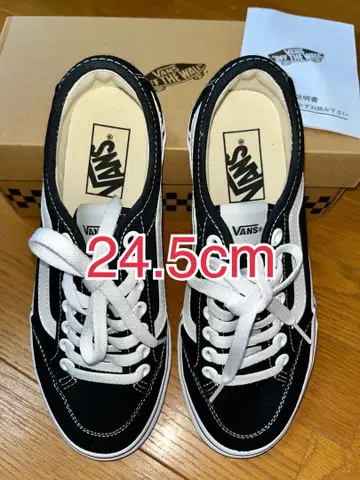 (새상품) VANS 반스 COURT 코트 V362 블랙 24.5cm