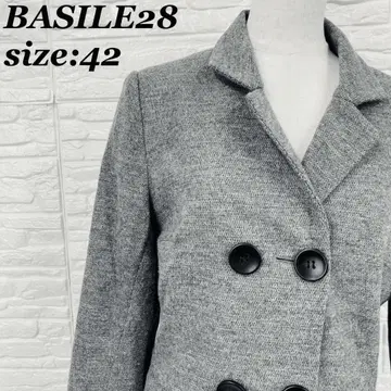 BASILE28 자켓 테일러드 울 그레이 [ 11572 ]