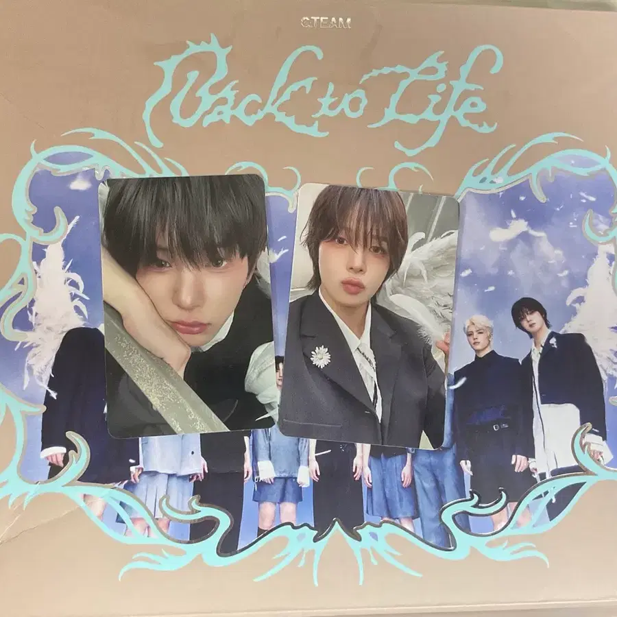 앤팀 앨범 back to life 백투라 팔아요 포카 o 하루아 케이