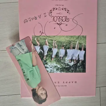 친필사인 다이아 DIA 2집 앨범 HAPPY ENDING cd + 포토카드 | CD/DVD