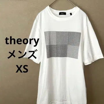 새상품급 theory 로고T셔츠 남성용 화이트 XS