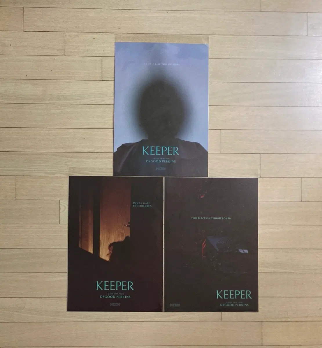 (일괄)[키퍼] 오리지널 포스터+저주 포스터 2종세트