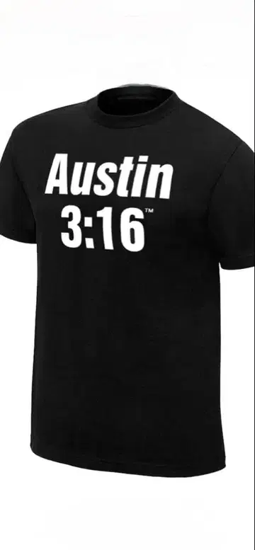 XL WWE T셔츠 스톤콜드 Austin3:16 WWF