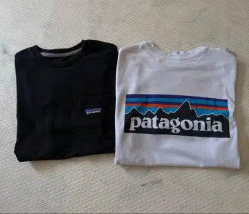 Patagonia T셔츠 2장 세트 XS