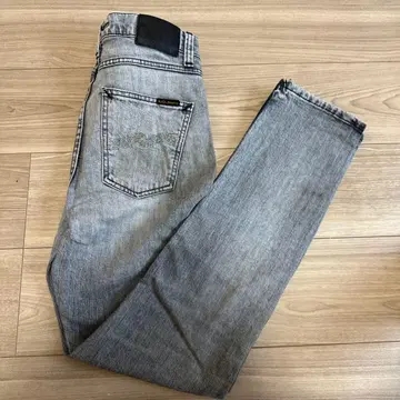 Nudie Jeans Co 스키니 데님 그레이