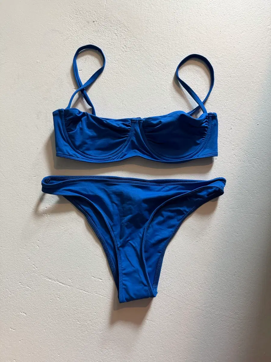 ZARA 블루 와이어 비키니