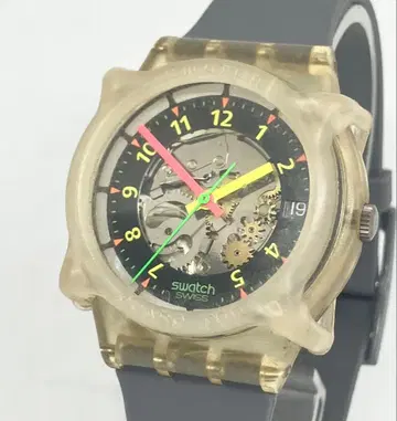 Swatch 스와치 GK402 빈티지 손목시계 스켈레톤