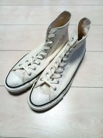 CONVERSE ALL STAR 하이컷 스니커즈 화이트 메이드 인 재팬