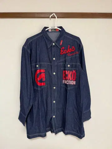 Ecko Function 데님 셔츠 긴팔 M 사이즈