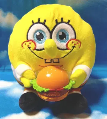 ZURU SNACLES 스펀지밥 봉제 인형 레어