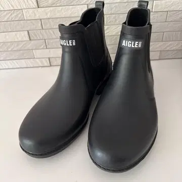 AIGLE 첼시 레인 러버 부츠 블랙 25cm