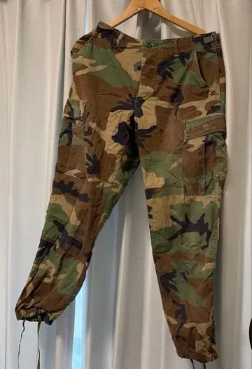 미군 실물 1995년 PROPPER BDU 카고 팬츠 우드랜드 카모