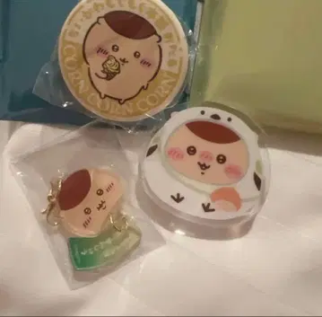 치이카와 (먼작귀) 모구모구 본점 오타루 한정판 아크릴 스탠드 캔뱃지 3개 풍경