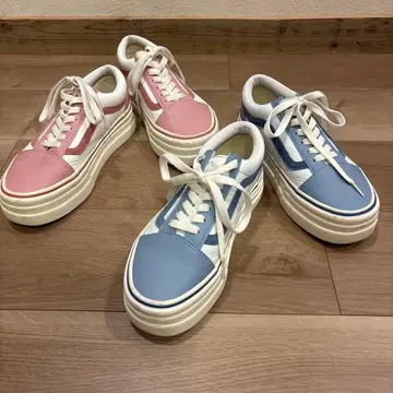 VANS 플랫폼 스니커즈 2족 세트