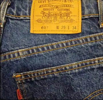 Levi's 607 스트레이트 데님 W29 L34 리바이스