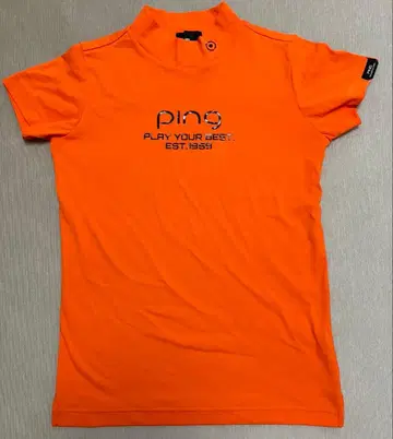 PING 여성용 모크넥 셔츠
