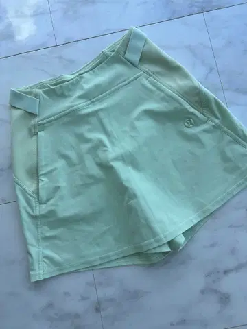lululemon 여성용 스커트 라이트 그린 사이즈 2