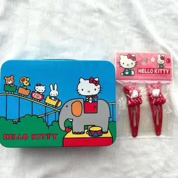 KitKat 콜라보 레어 1998년 Hello Kitty 헤어 클립 케이스
