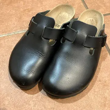 BIRKENSTOCK 보스턴 가죽 버켄스탁 블랙 39