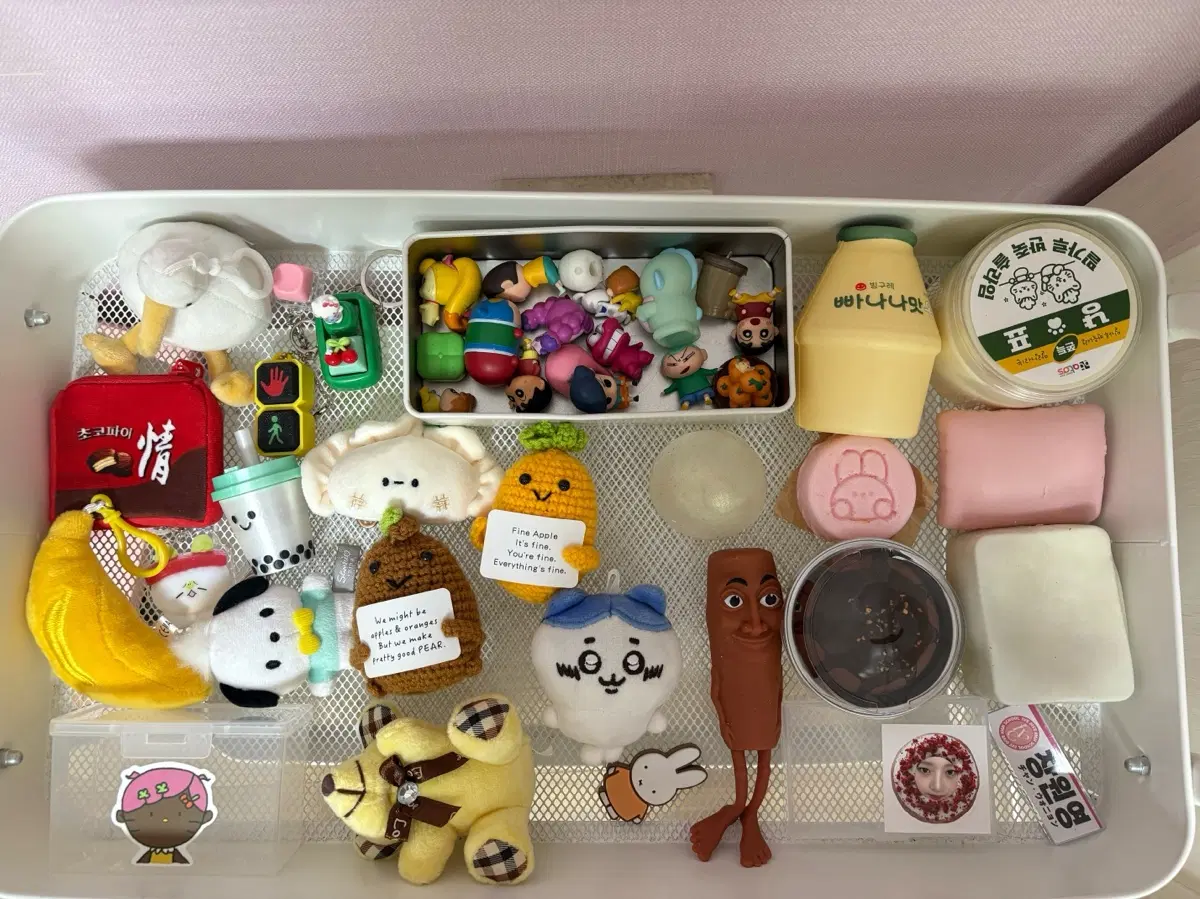 피규어 말랑이 키링 포장계세트