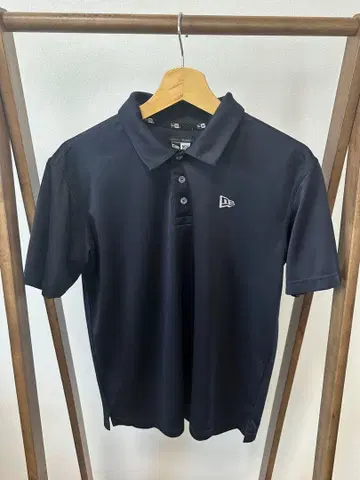 NEW ERA 피케 셔츠 네이비 L 사이즈