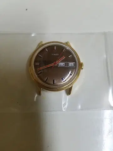 TIMEX 데드스탁 수동 와인딩 손목시계 본체 새상품 데이데이트 작동품