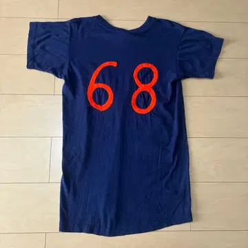 50s 60s B.V.D 자수 택 빈티지 68 포켓 티셔츠 L