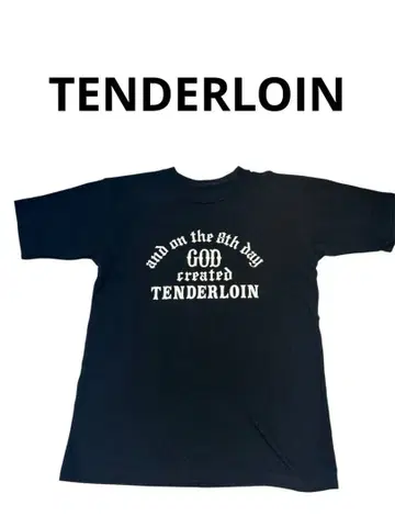 텐더 로인 TENDERLOIN 반팔 프린트 티셔츠 블랙