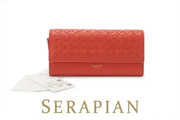SERAPIAN 세라피안 새상품 가죽 장지갑 112200엔 이탈리아 제조