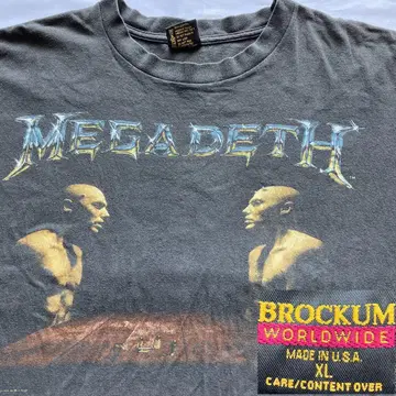002 메가데스 megadeth 1993 빈티지 T셔츠