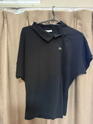 LACOSTE 라코스테 피케 셔츠 블랙 34