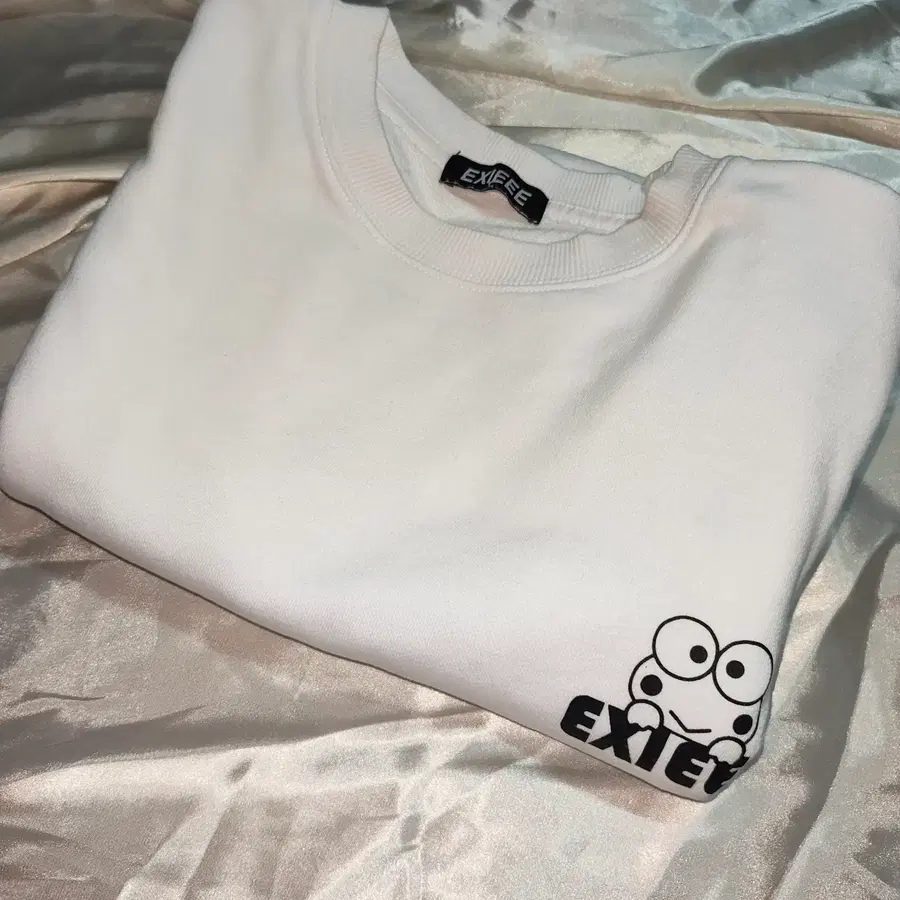 [중고/택포] 일본빈티지 EXIEEE 산리오 케로피 캐릭터 맨투맨