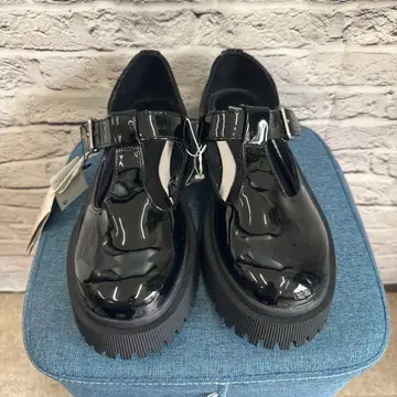 ZARA 에나멜 메리 제인 37 24.0cm(B-10)