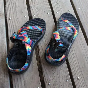 Chaco Z1 클래식 샌들 US6 23cm 타이 다이 패턴 아웃도어
