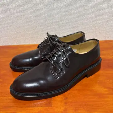 하루타 가죽 드레스 슈즈 25.5cm 포스트맨 슈즈 버건디