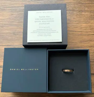 [ 미사용 새상품 ] Daniel Wellington 반지